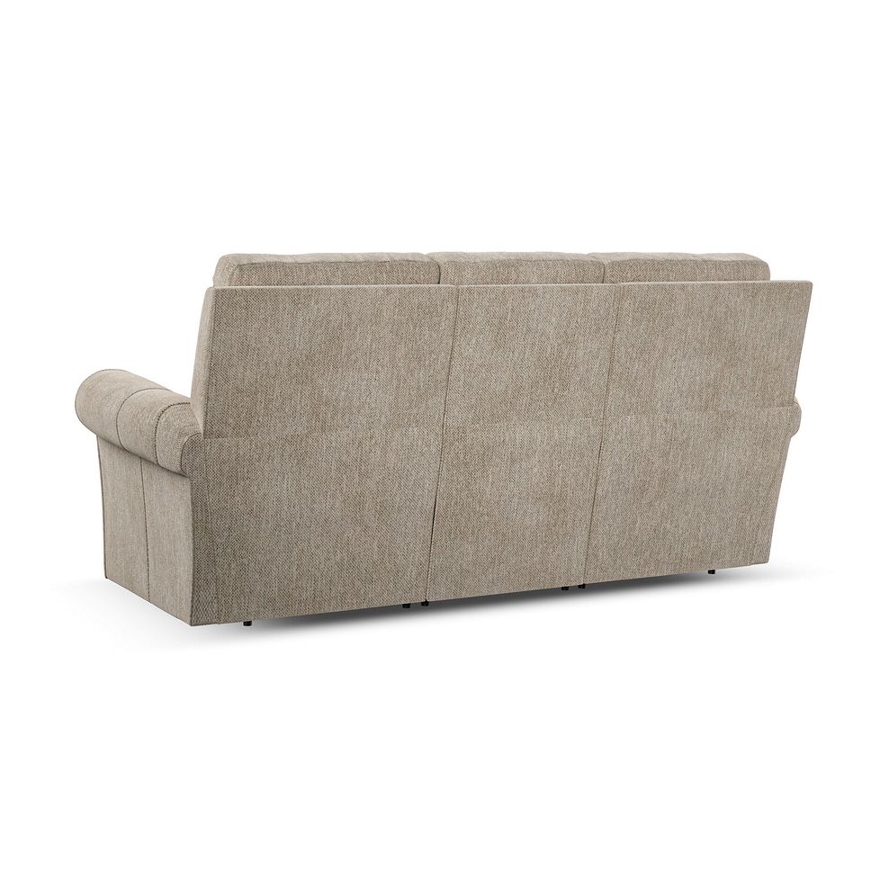 Colorado 3 Seater Sofa in Jetta Beige Fabric 4