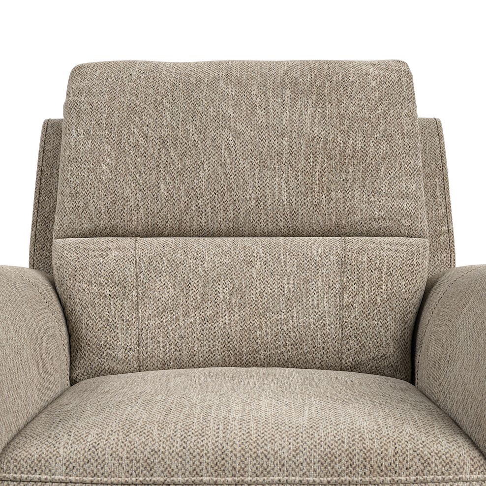 Colorado Electric Recliner Armchair in Jetta Beige Fabric 8