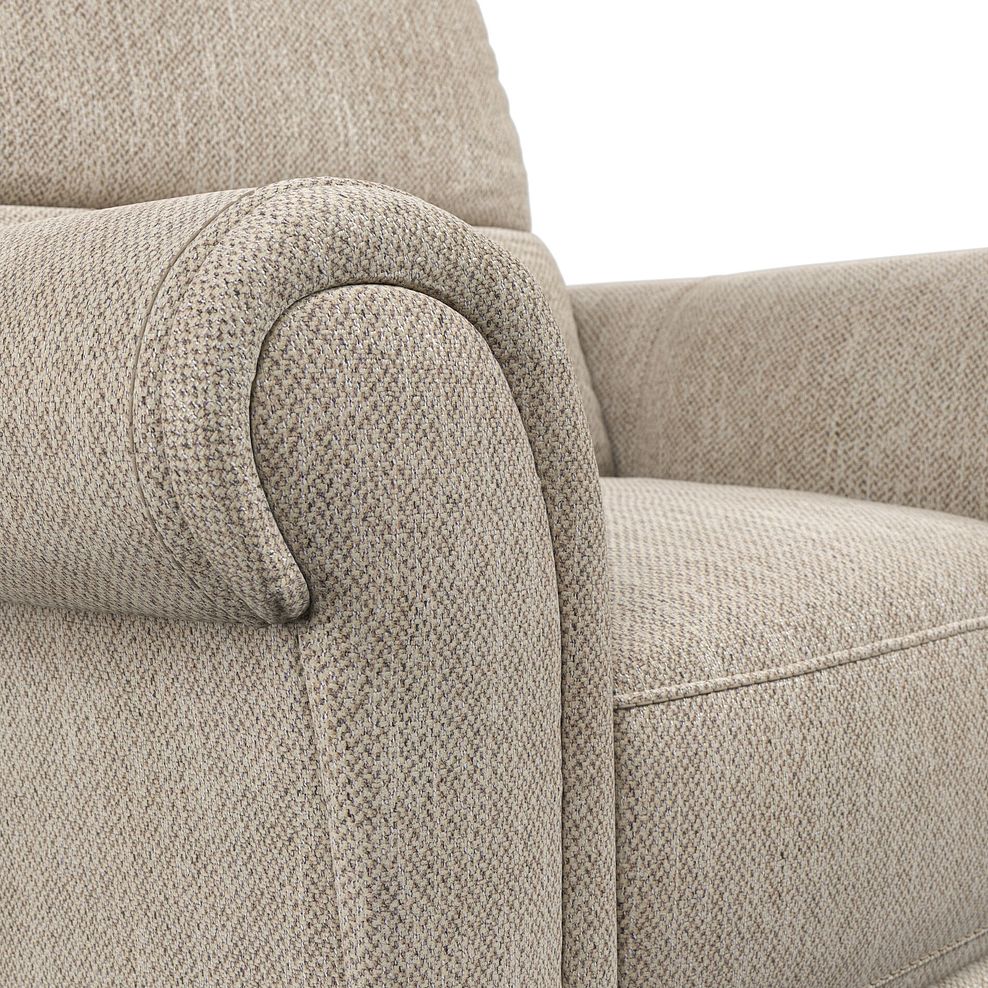 Colorado Electric Recliner Armchair in Jetta Beige Fabric 9
