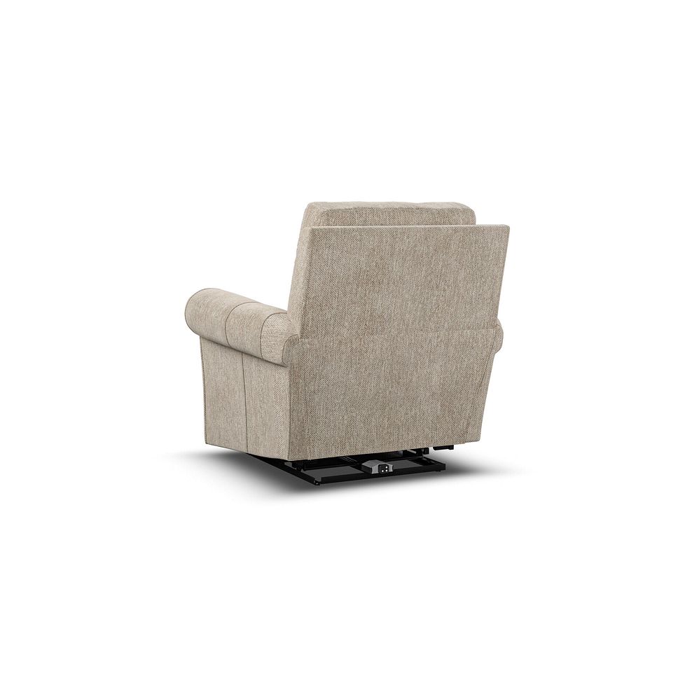Colorado Electric Recliner Armchair in Jetta Beige Fabric 5