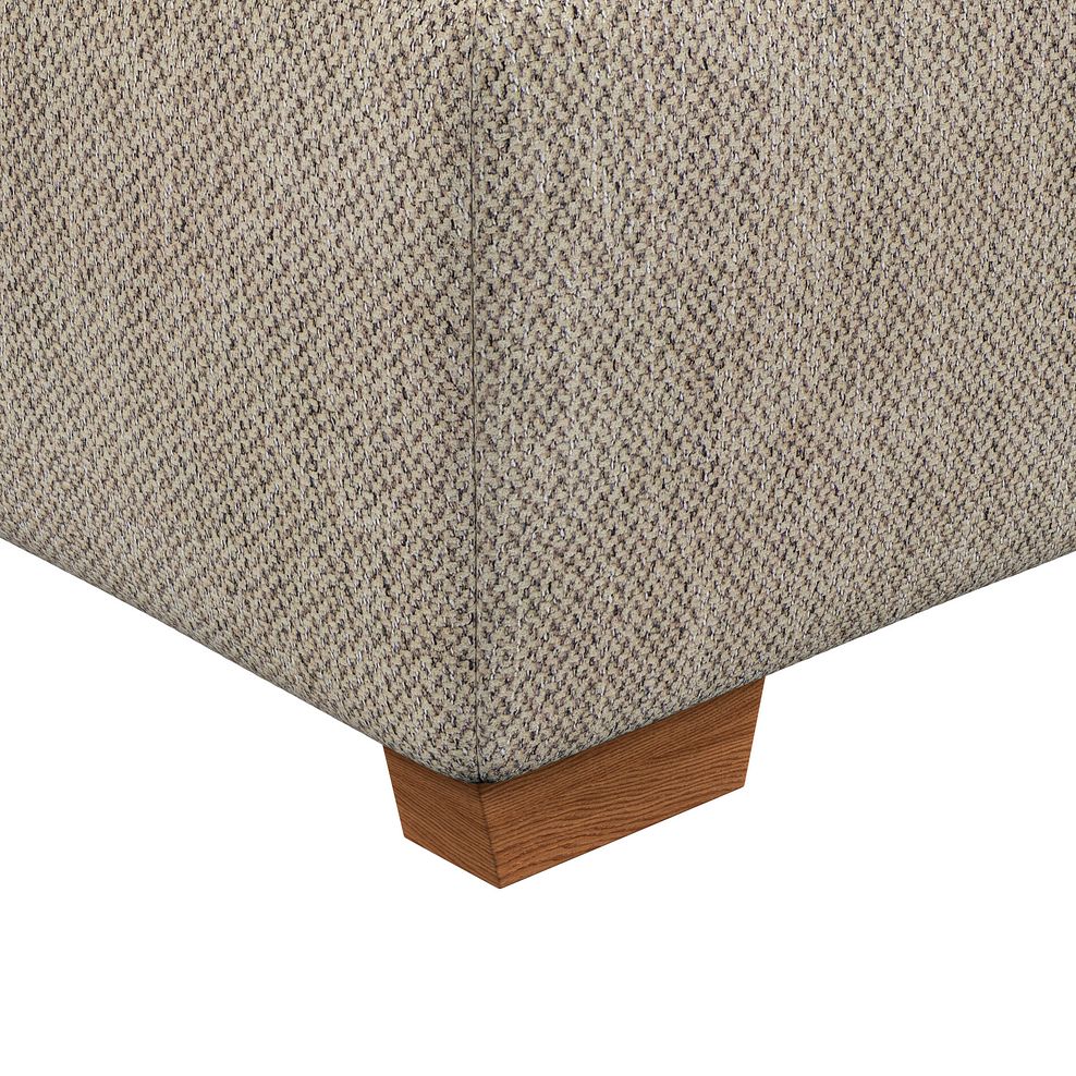 Colorado Storage Footstool in Jetta Beige Fabric 7