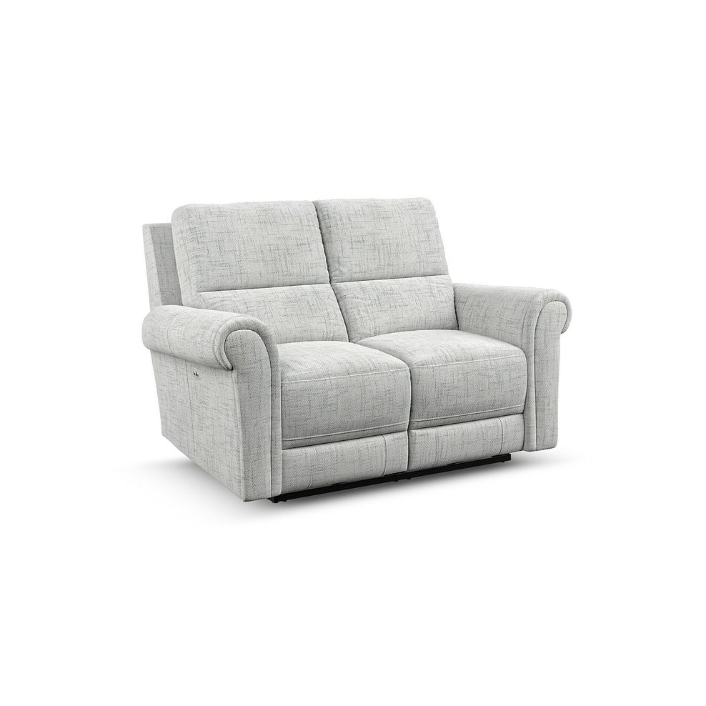 Colorado 2 Seater Electric Recliner in Keswick Dove Fabric 1
