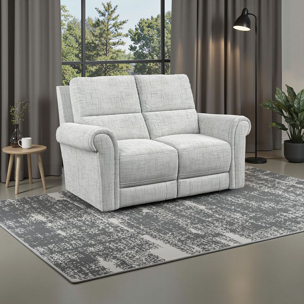 Colorado 2 Seater Sofa in Keswick Dove Fabric 1