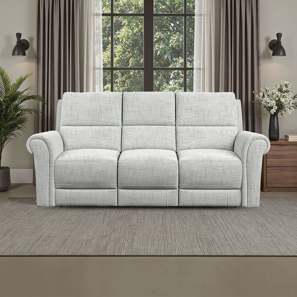 Colorado 3 Seater Sofa in Keswick Dove Fabric 1