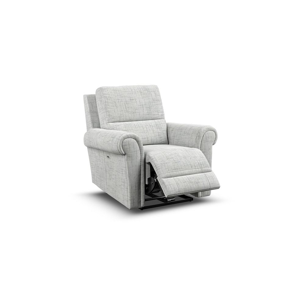 Colorado Electric Recliner Armchair in Keswick Dove Fabric 2