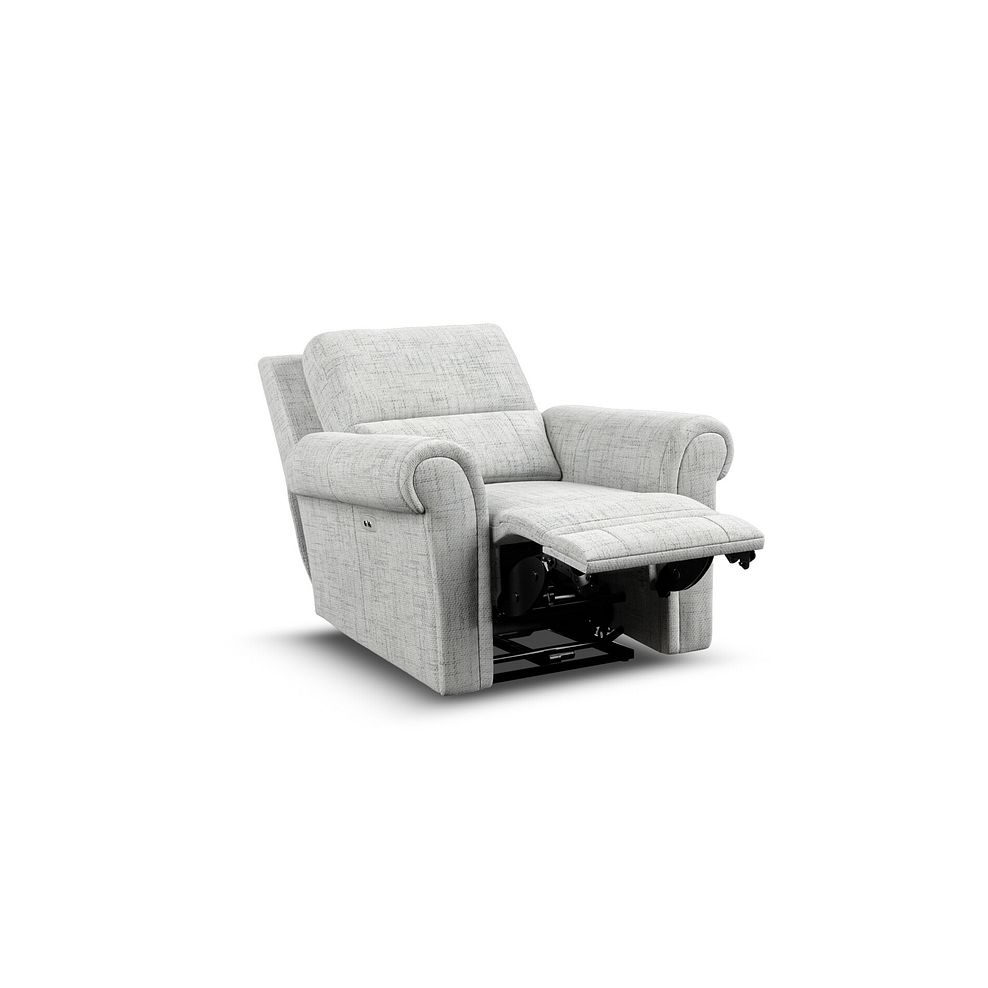 Colorado Electric Recliner Armchair in Keswick Dove Fabric 3