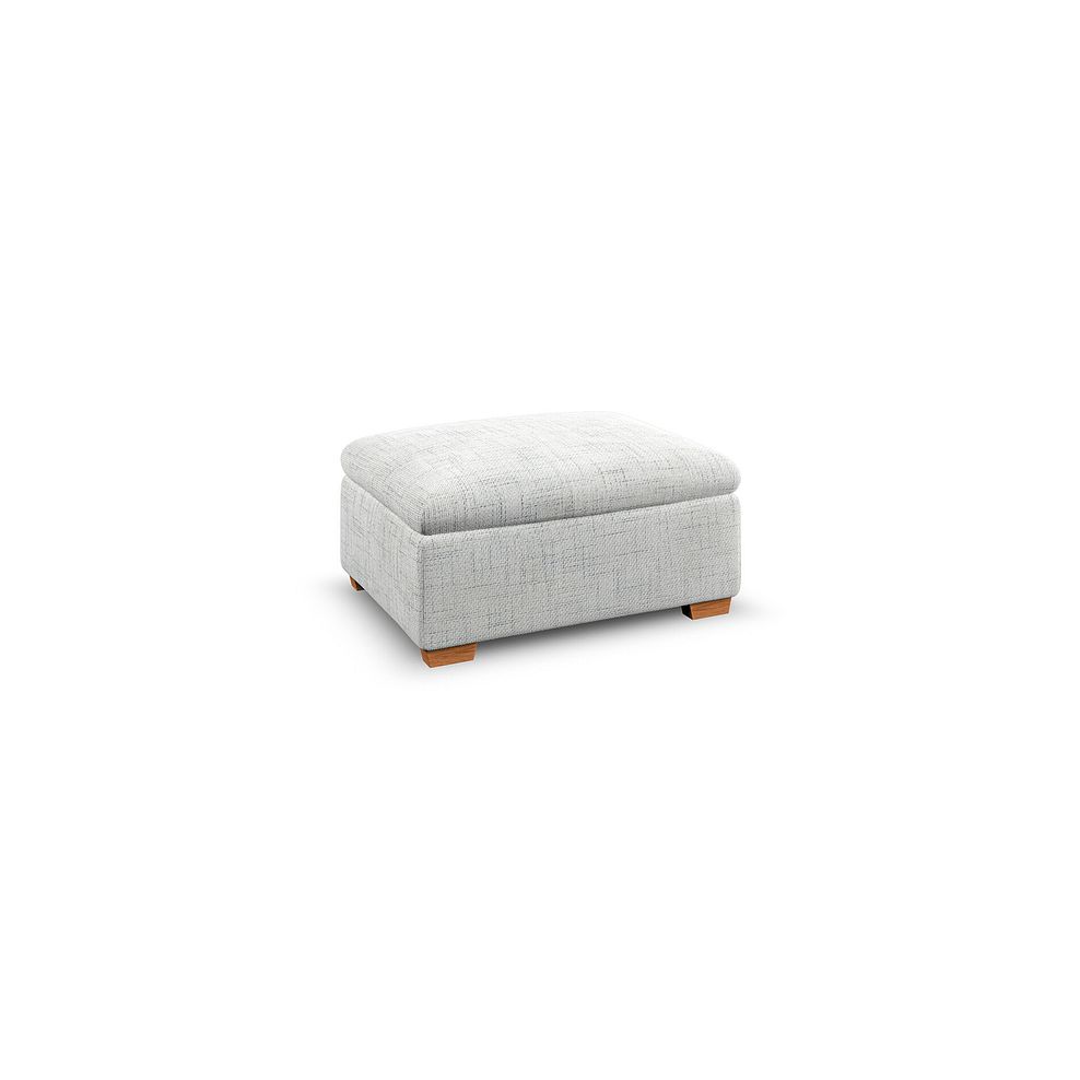 Colorado Storage Footstool in Keswick Dove Fabric 1