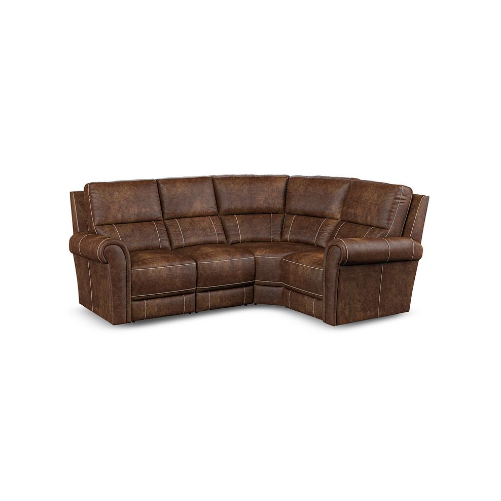 Colorado Left Hand Modular Group 2 in Ranch Dark Brown Fabric 2