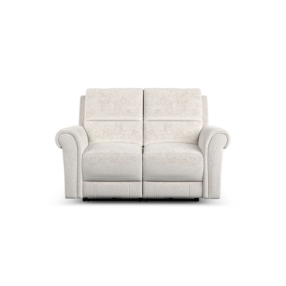 Colorado 2 Seater Electric Recliner in Hopsack Natural Fabric 5