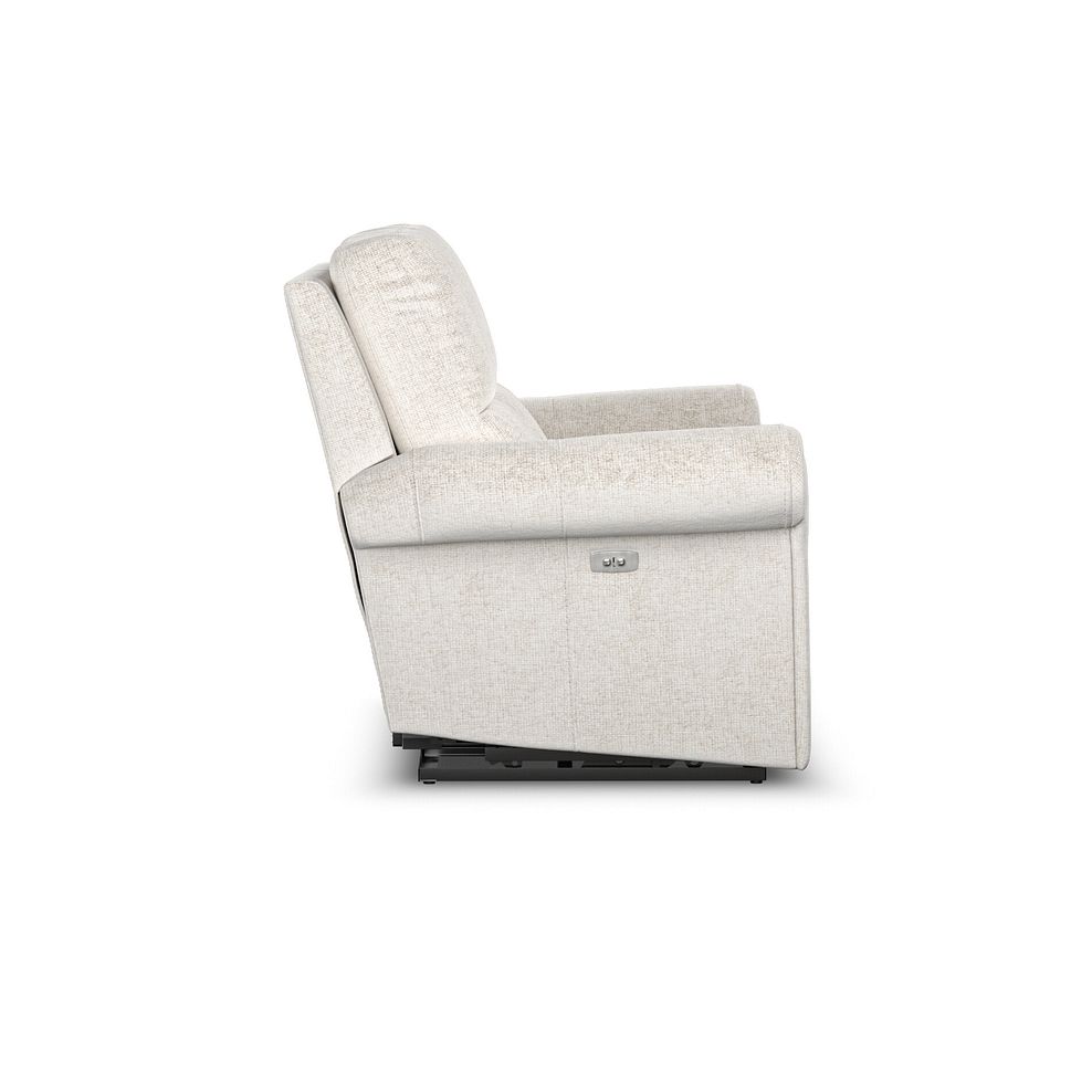 Colorado 2 Seater Electric Recliner in Hopsack Natural Fabric 6