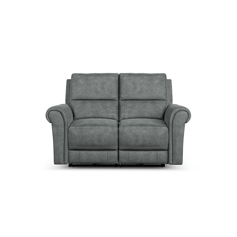 Colorado 2 Seater Electric Recliner in Miller Grey Fabric 5
