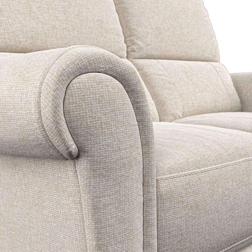 Colorado 2 Seater Electric Recliner in Hopsack Natural Fabric 10