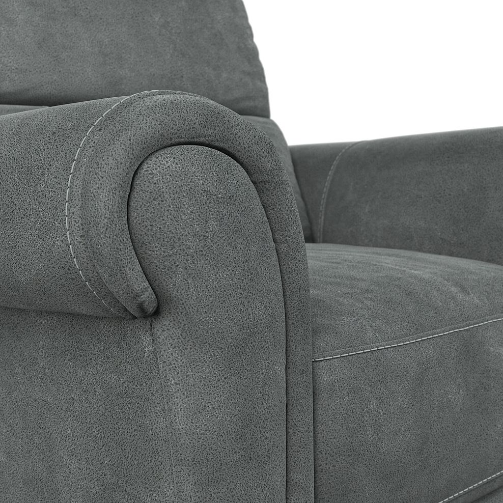Colorado Armchair in Miller Grey Fabric 7