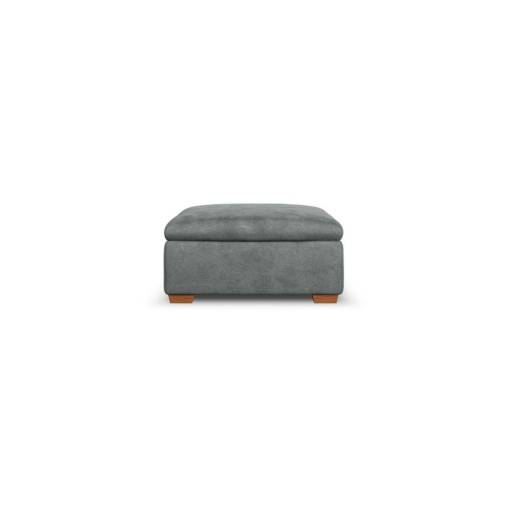 Colorado Storage Footstool in Miller Grey Fabric 3