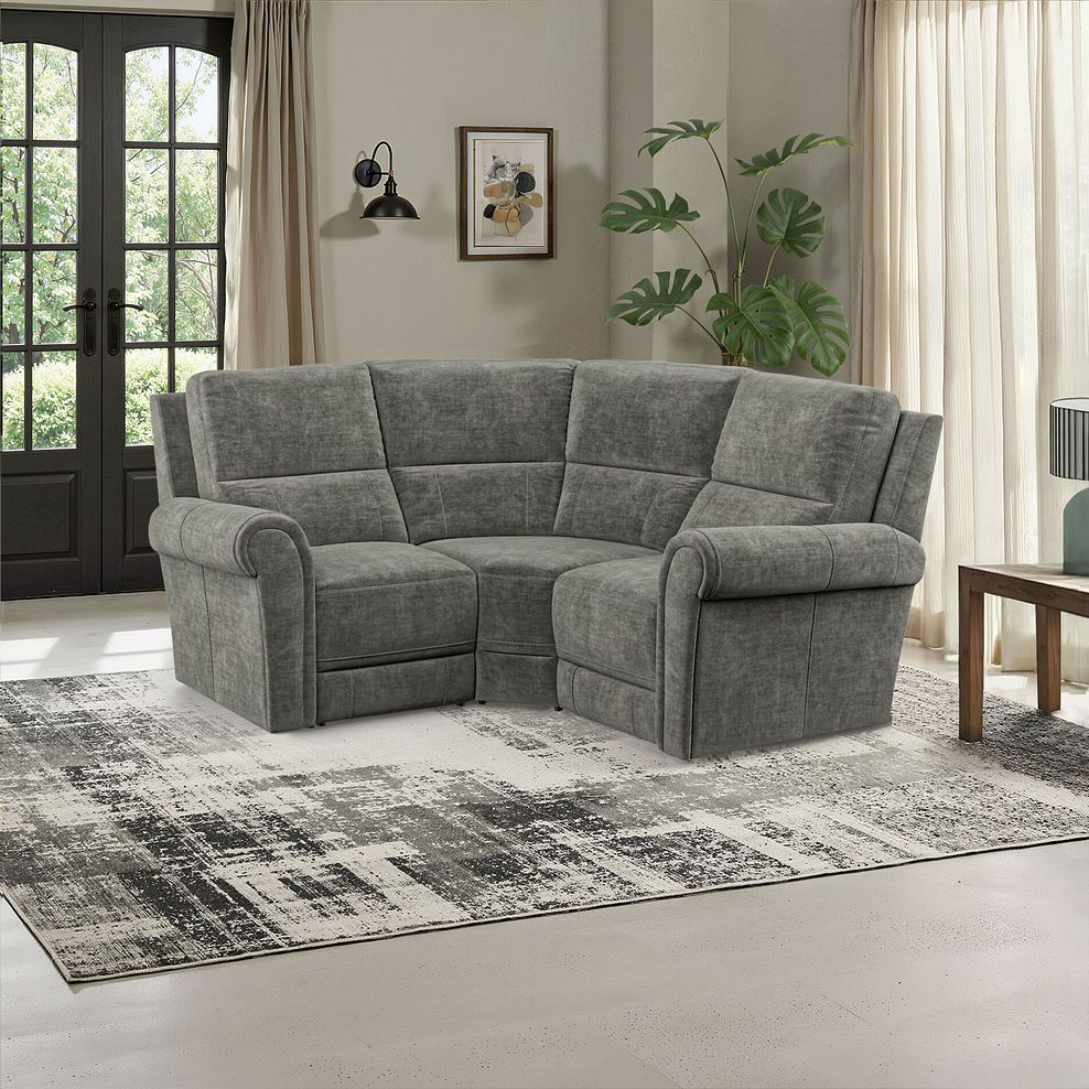 Colorado Modular Group 1 in Plush Charcoal Fabric 1