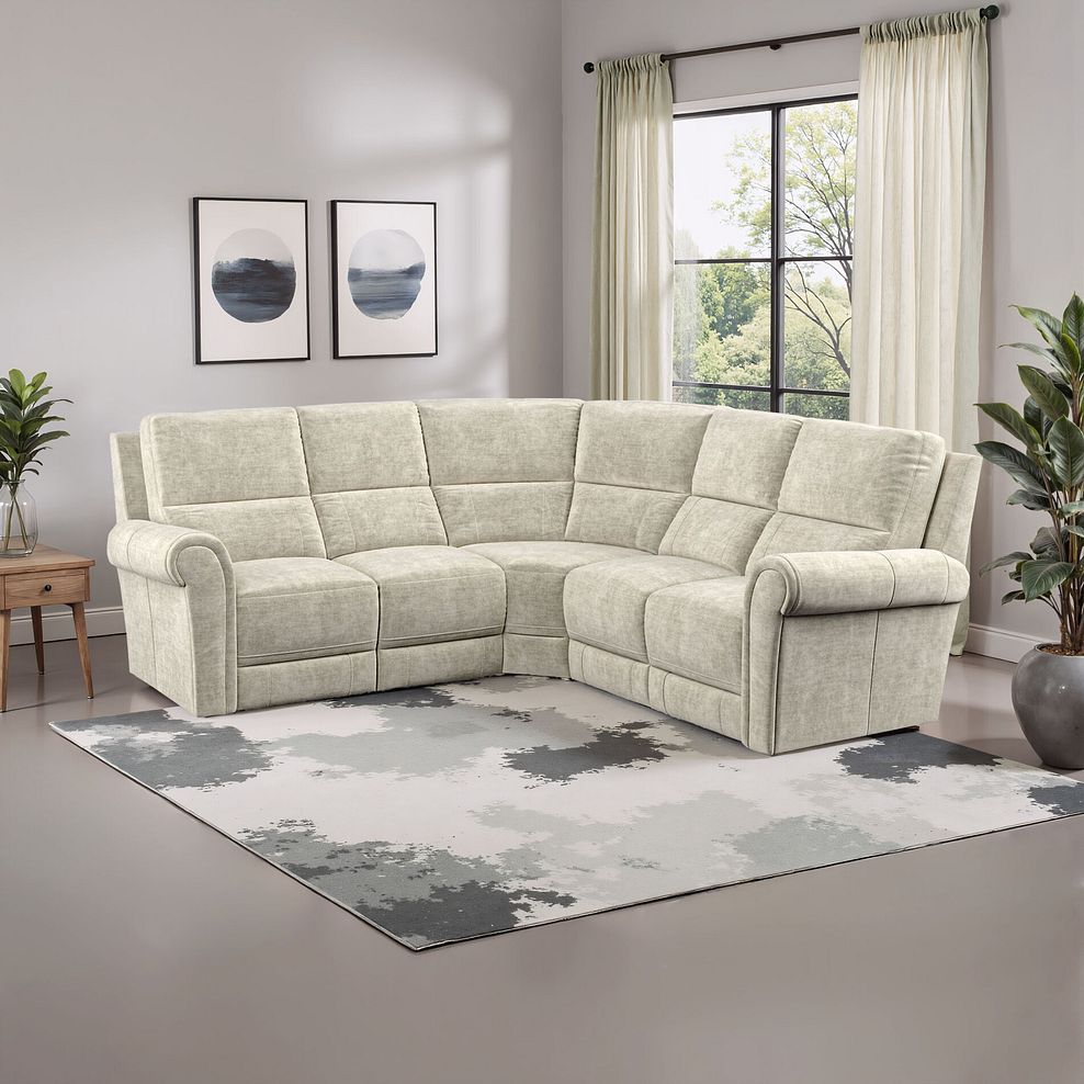 Colorado Modular Group 3 in Plush Beige Fabric 1