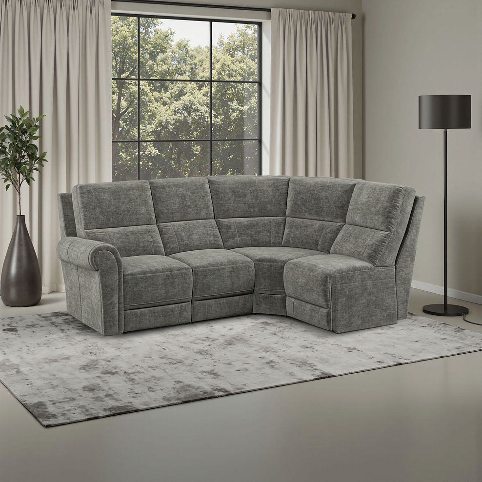 Colorado Modular Group 4 in Plush Charcoal Fabric 1