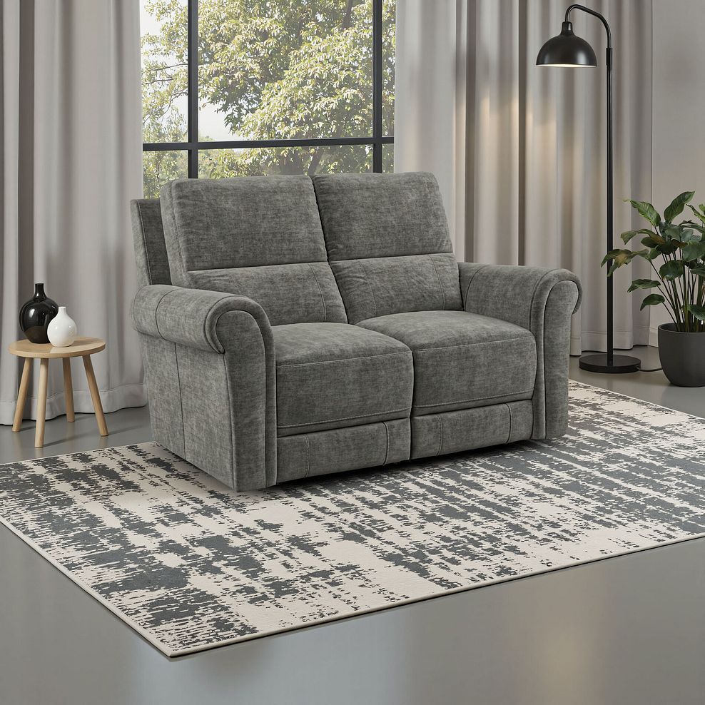 Colorado Modular Group 8 in Plush Charcoal Fabric 1