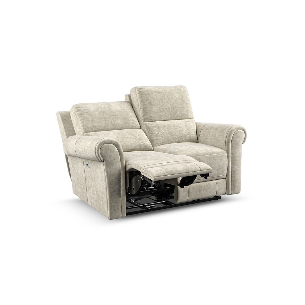 Colorado 2 Seater Electric Recliner in Plush Beige Fabric 3