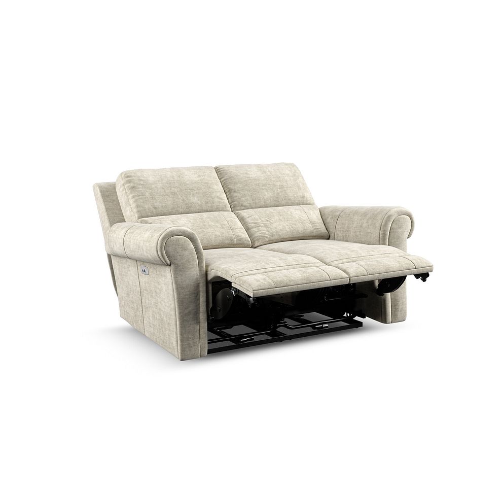Colorado 2 Seater Electric Recliner in Plush Beige Fabric 4