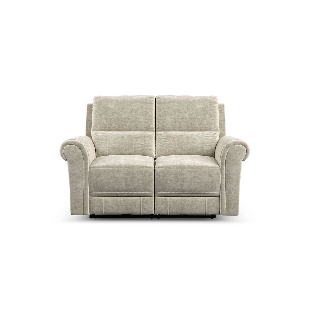 Colorado 2 Seater Electric Recliner in Plush Beige Fabric 5