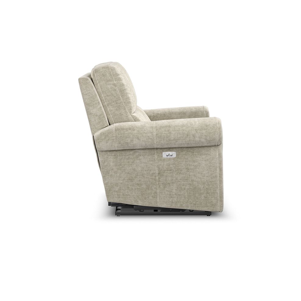Colorado 2 Seater Electric Recliner in Plush Beige Fabric 7