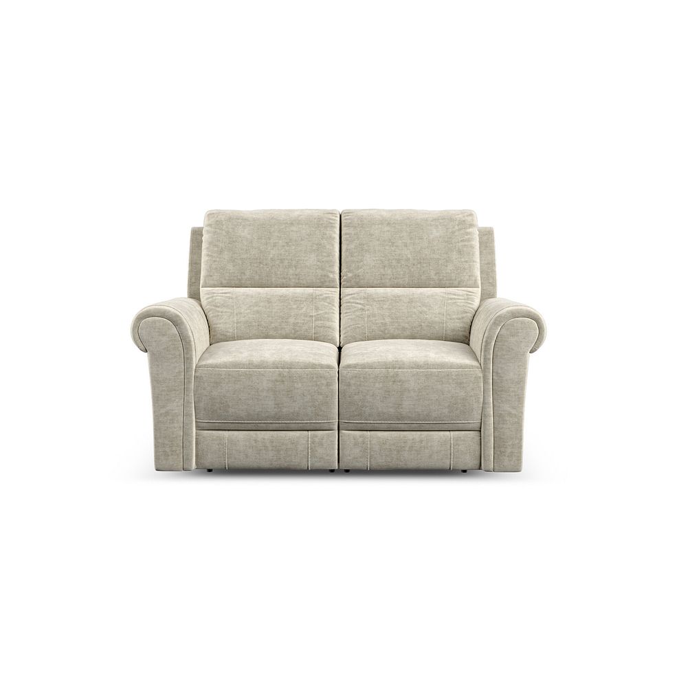 Colorado 2 Seater Sofa in Plush Beige Fabric 2