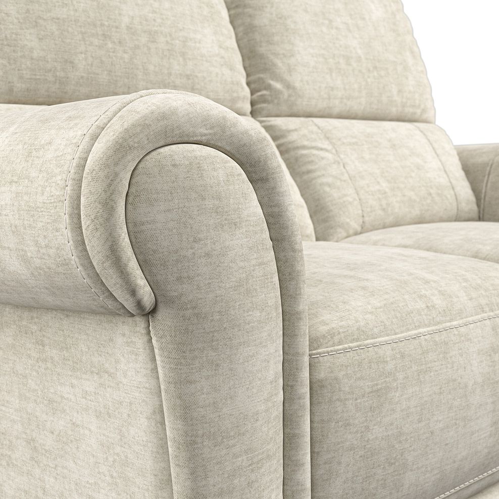 Colorado 2 Seater Sofa in Plush Beige Fabric 6