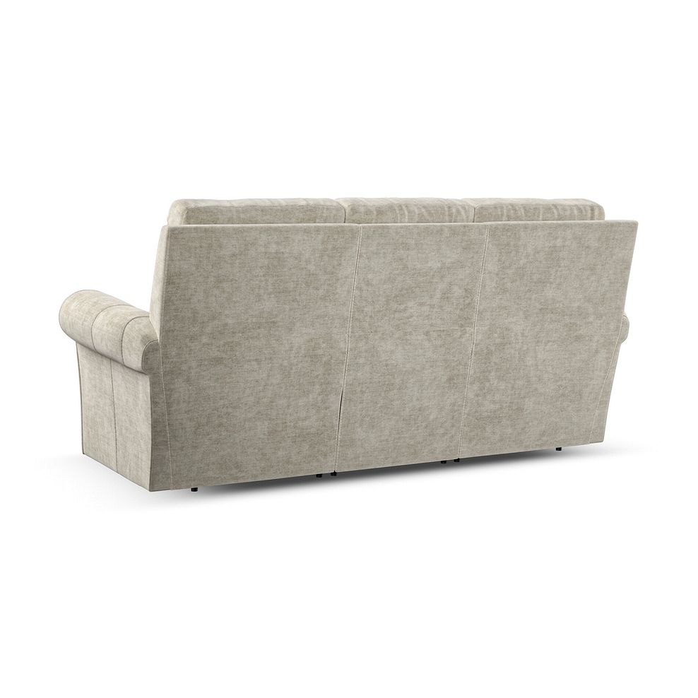 Colorado 3 Seater Sofa in Plush Beige Fabric 4