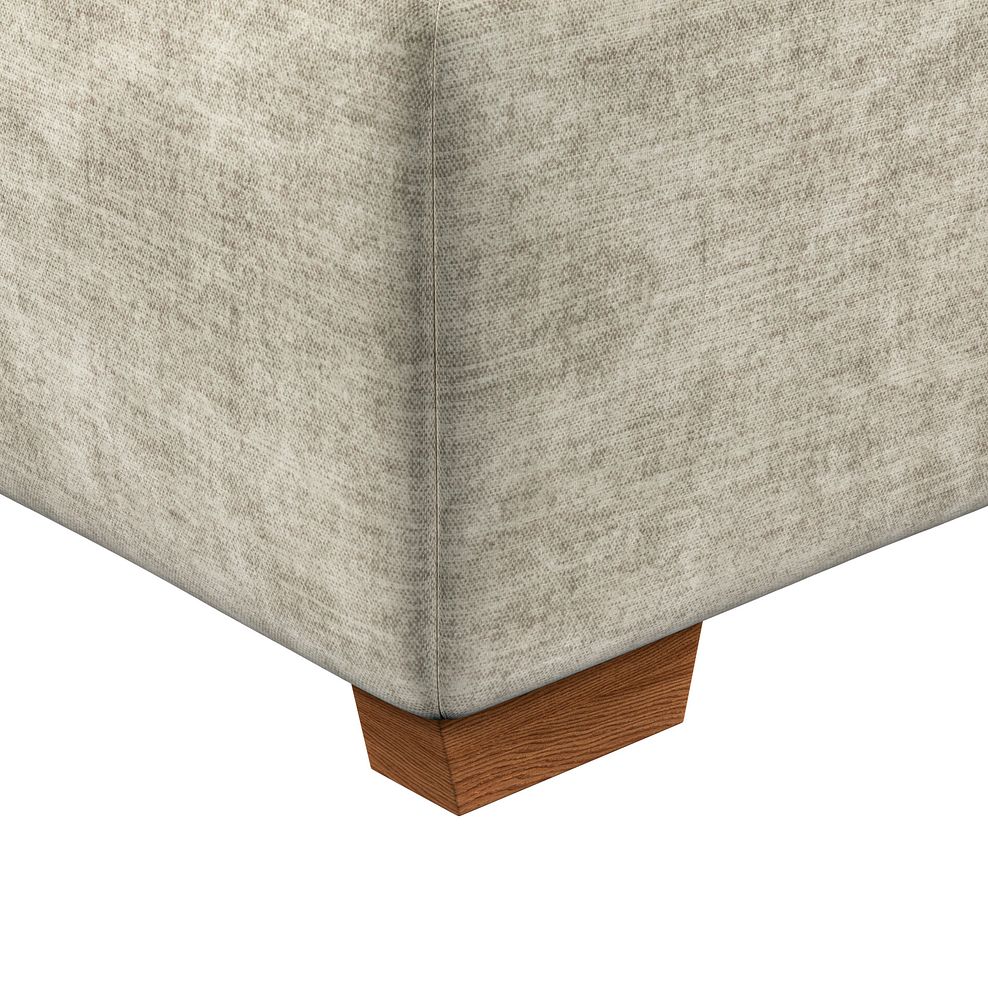 Colorado Storage Footstool in Plush Beige Fabric 7
