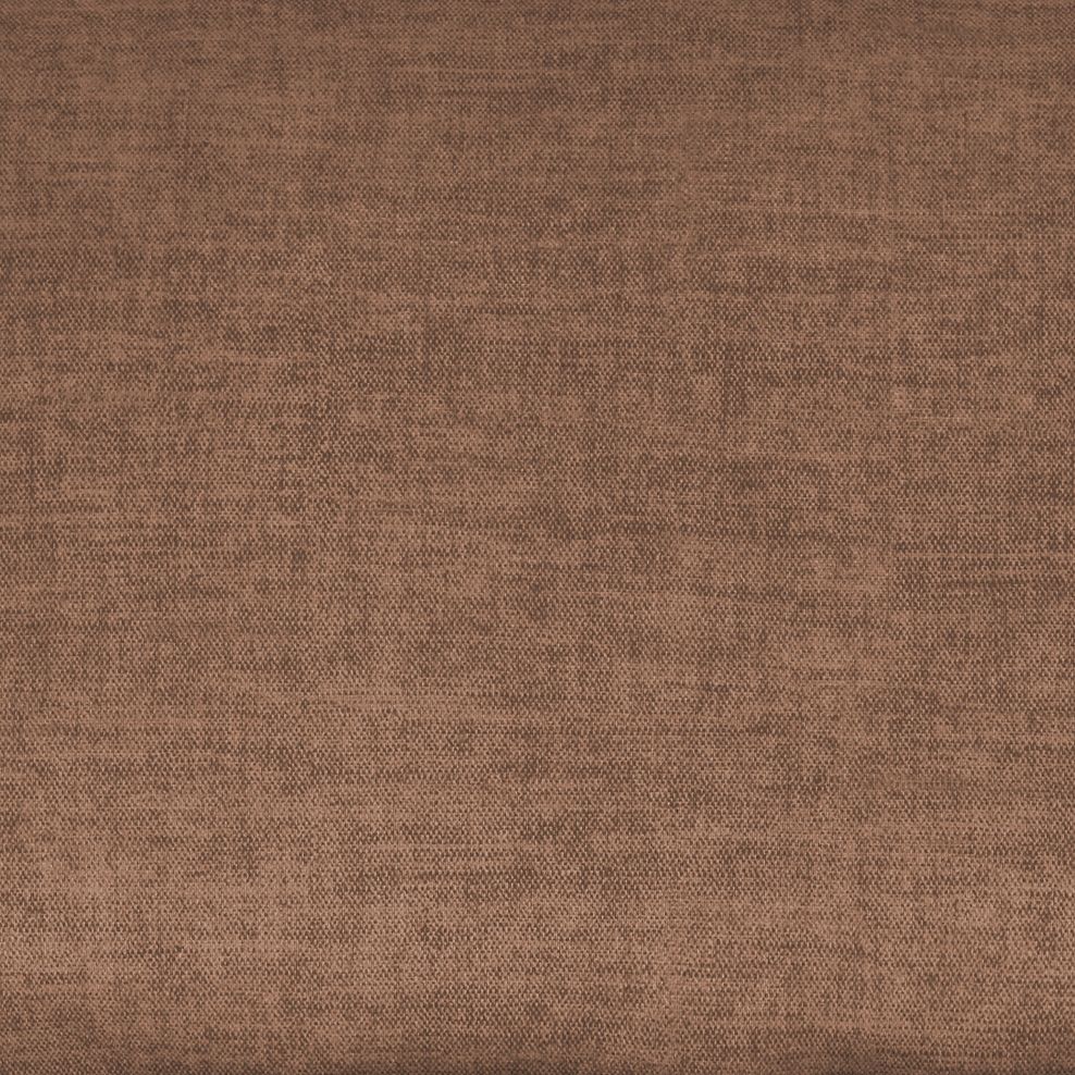 Colorado Storage Footstool in Plush Brown Fabric 3