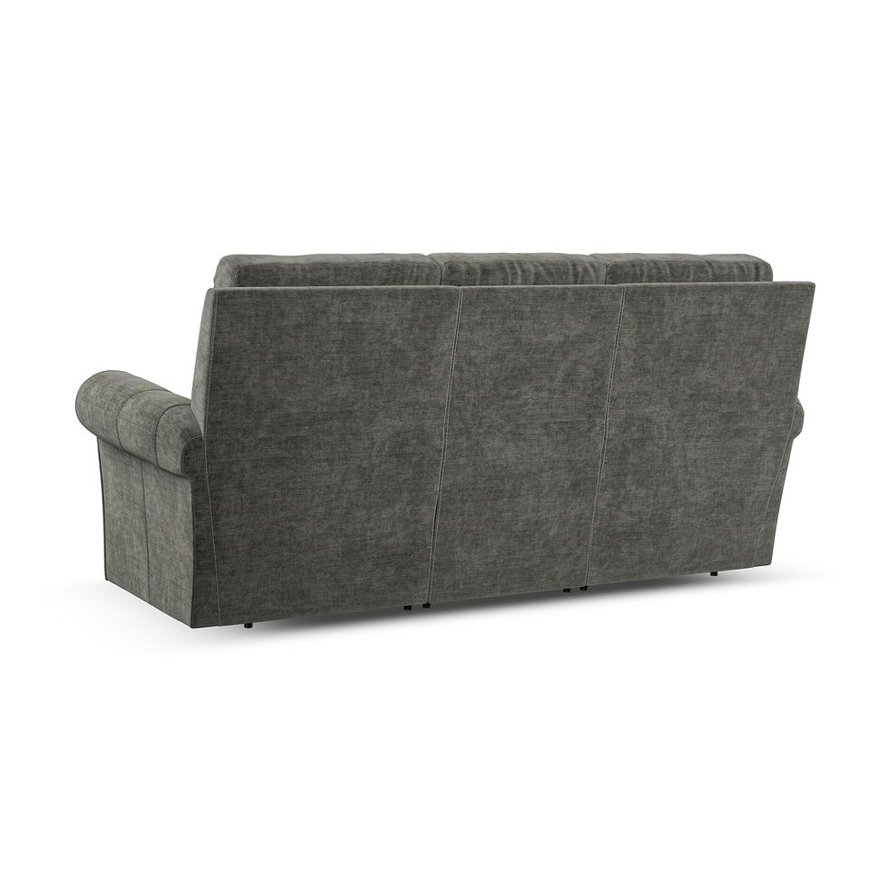 Colorado 3 Seater Sofa in Plush Charcoal Fabric 4