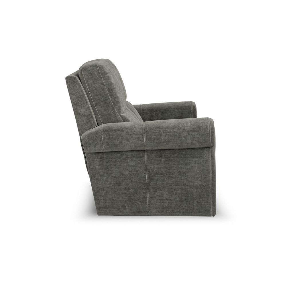 Colorado 3 Seater Sofa in Plush Charcoal Fabric 3