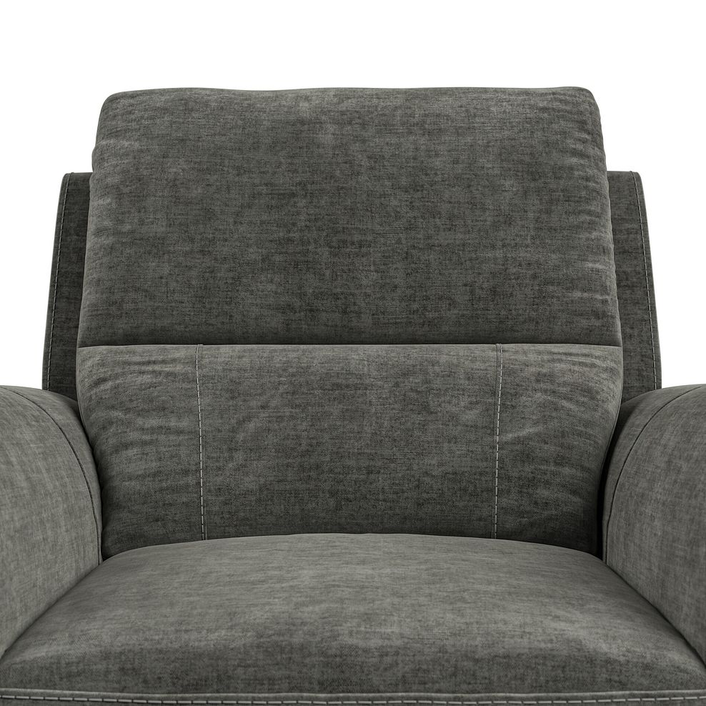Colorado Armchair in Plush Charcoal Fabric 6