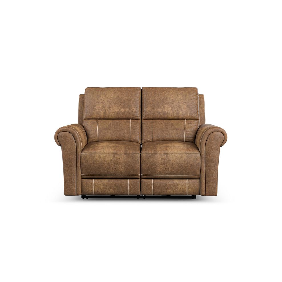 Colorado 2 Seater Electric Recliner in Ranch Brown Fabric 6