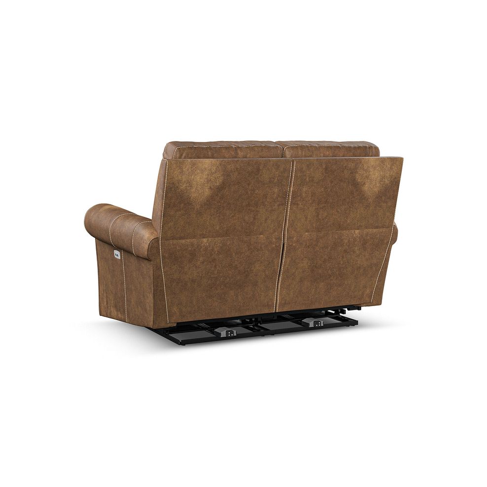 Colorado 2 Seater Electric Recliner in Ranch Brown Fabric 7