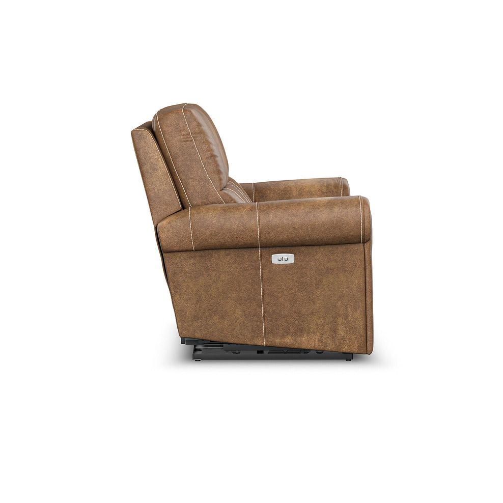 Colorado 2 Seater Electric Recliner in Ranch Brown Fabric 8