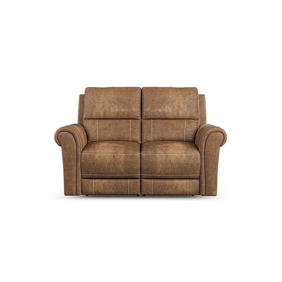 Colorado 2 Seater Sofa in Ranch Brown Fabric 3