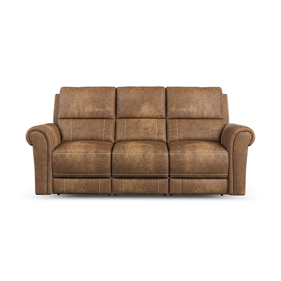 Colorado 3 Seater Sofa in Ranch Brown Fabric 3