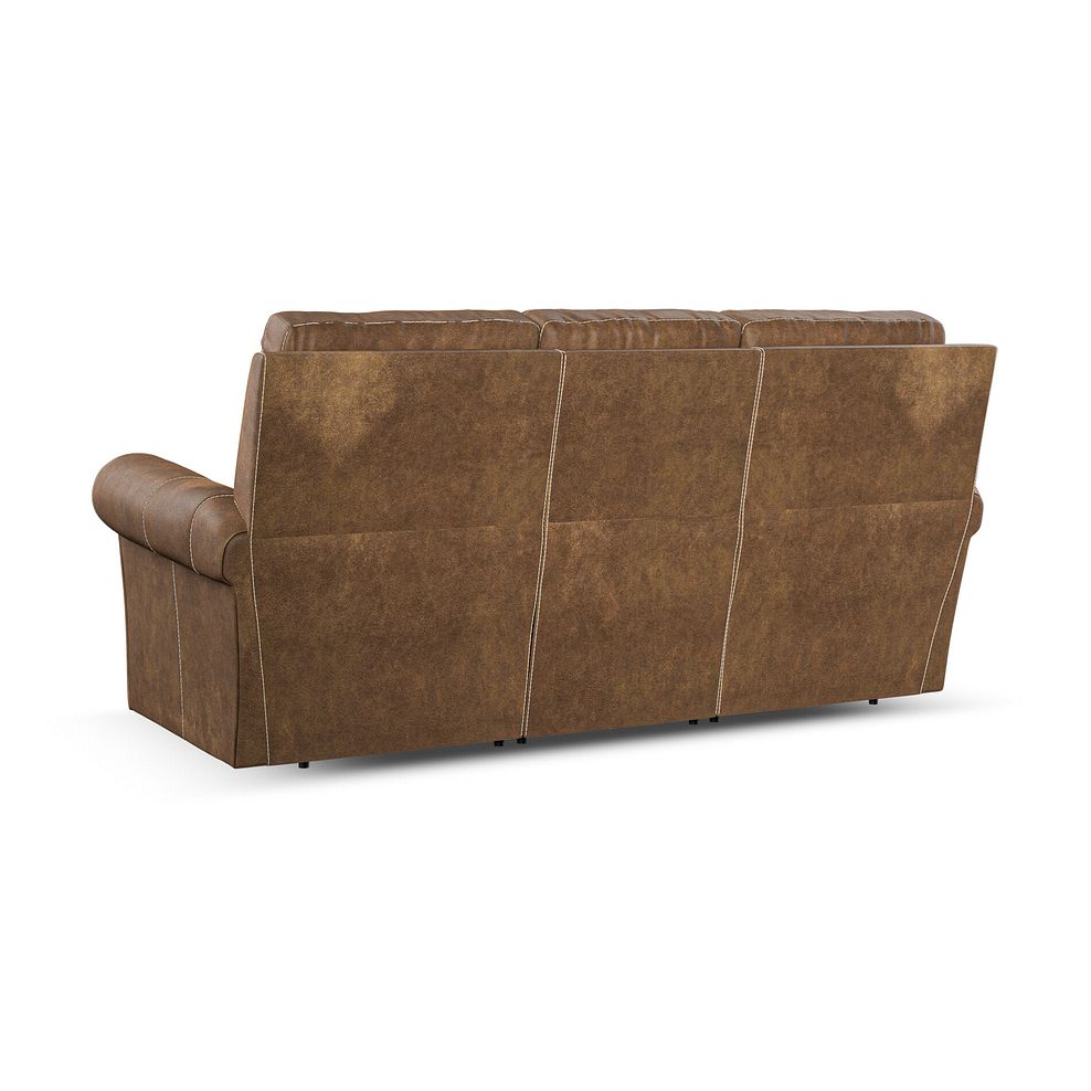 Colorado 3 Seater Sofa in Ranch Brown Fabric 5