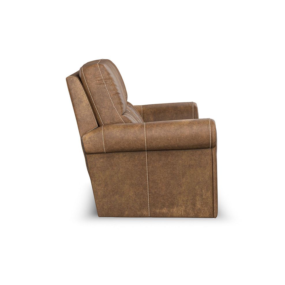 Colorado 3 Seater Sofa in Ranch Brown Fabric 4