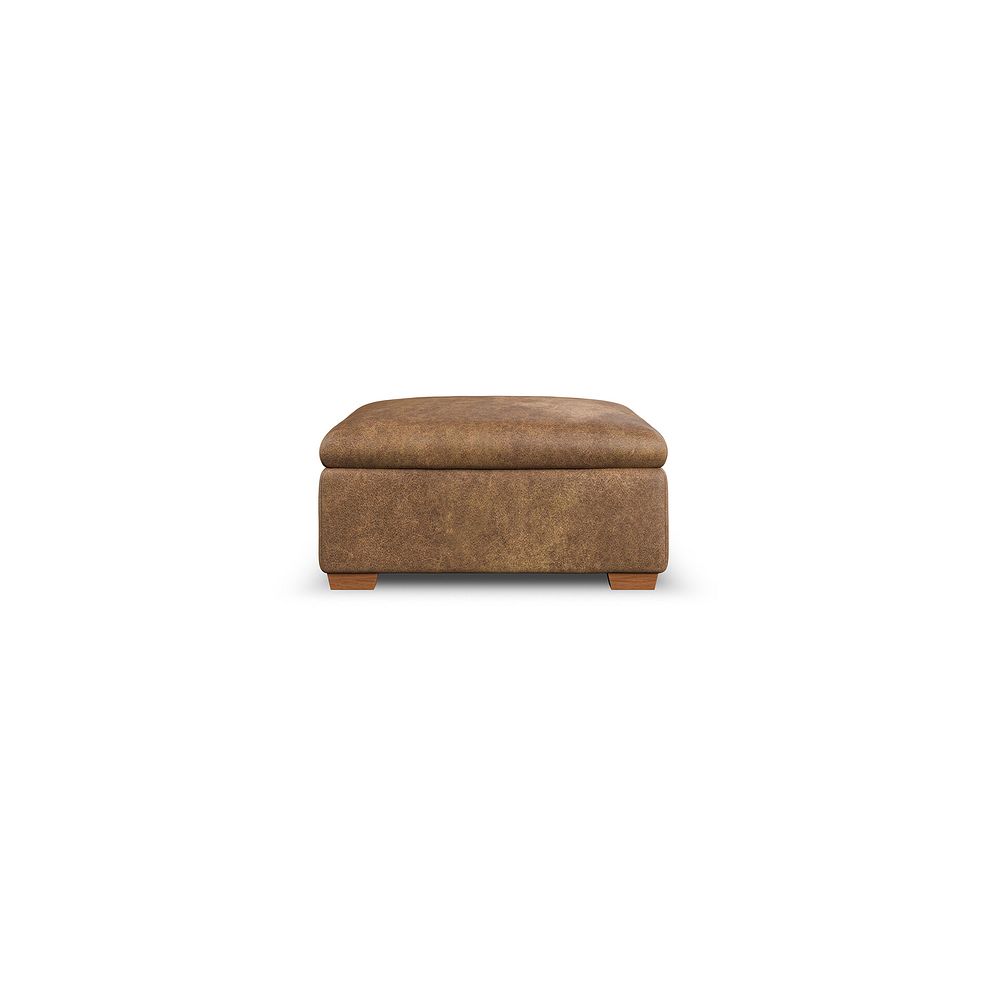 Colorado Storage Footstool in Ranch Brown Fabric 3