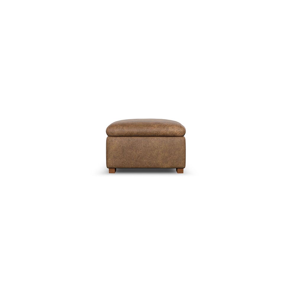 Colorado Storage Footstool in Ranch Brown Fabric 5