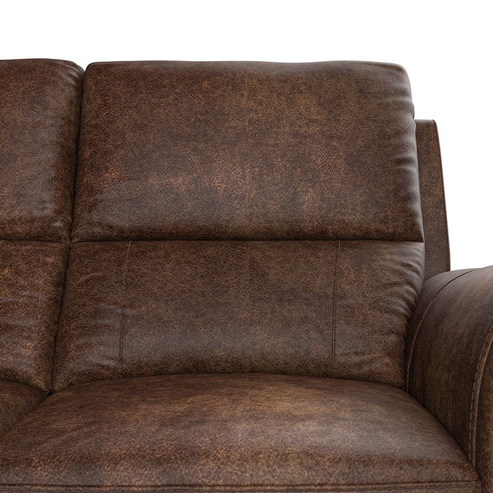 Colorado 2 Seater Electric Recliner in Ranch Dark Brown Fabric 10