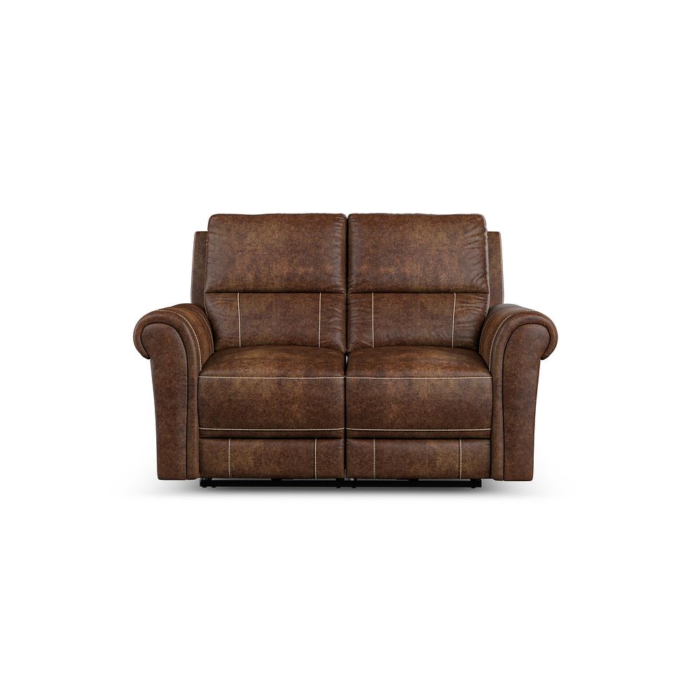 Colorado 2 Seater Electric Recliner in Ranch Dark Brown Fabric 5
