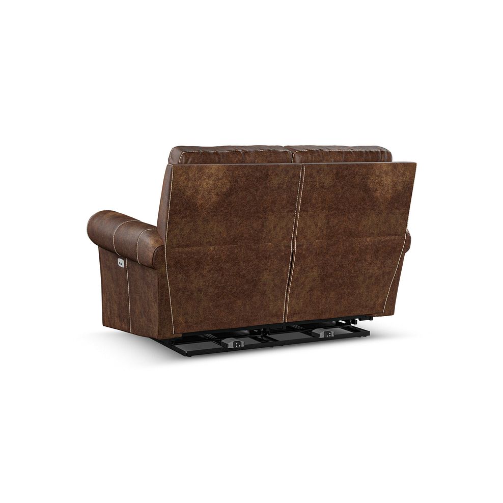 Colorado 2 Seater Electric Recliner in Ranch Dark Brown Fabric 6