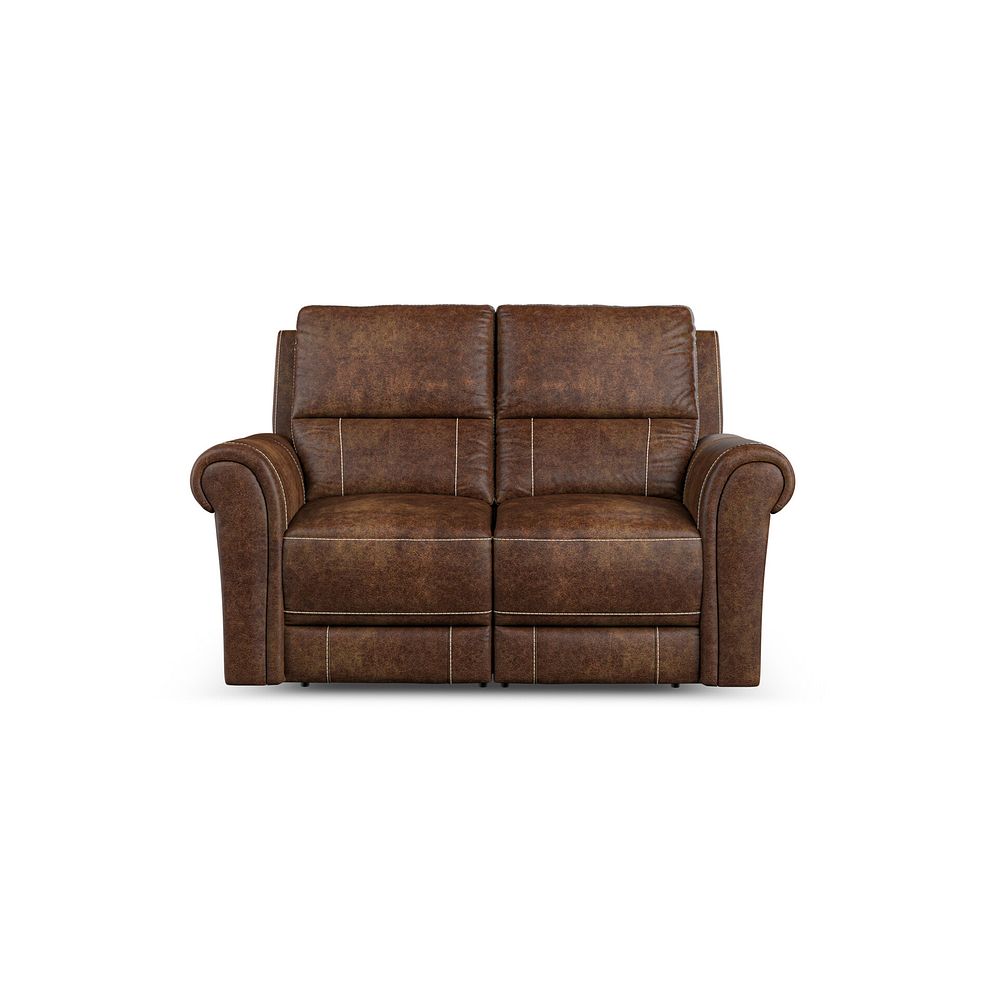 Colorado 2 Seater Sofa in Ranch Dark Brown Fabric 2
