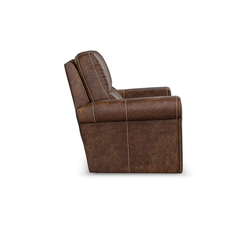 Colorado 2 Seater Sofa in Ranch Dark Brown Fabric 3