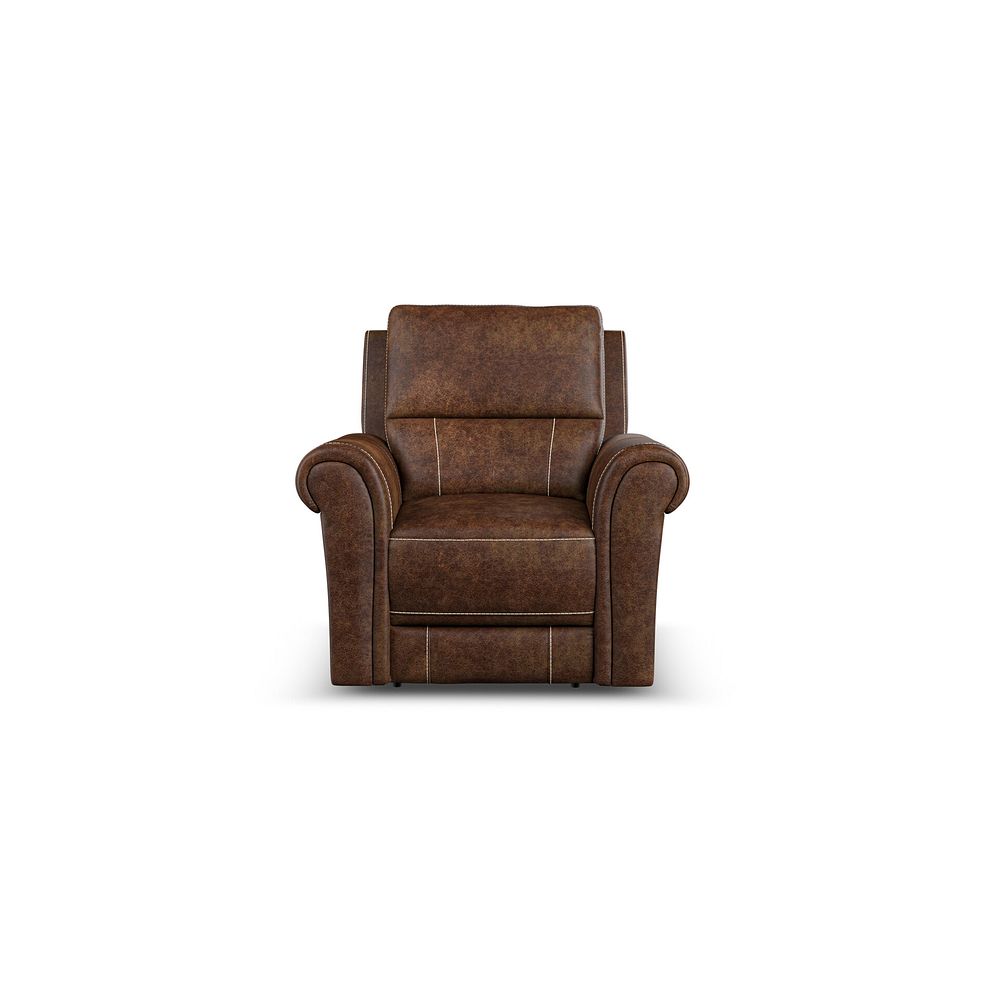 Colorado Armchair in Ranch Dark Brown Fabric 2