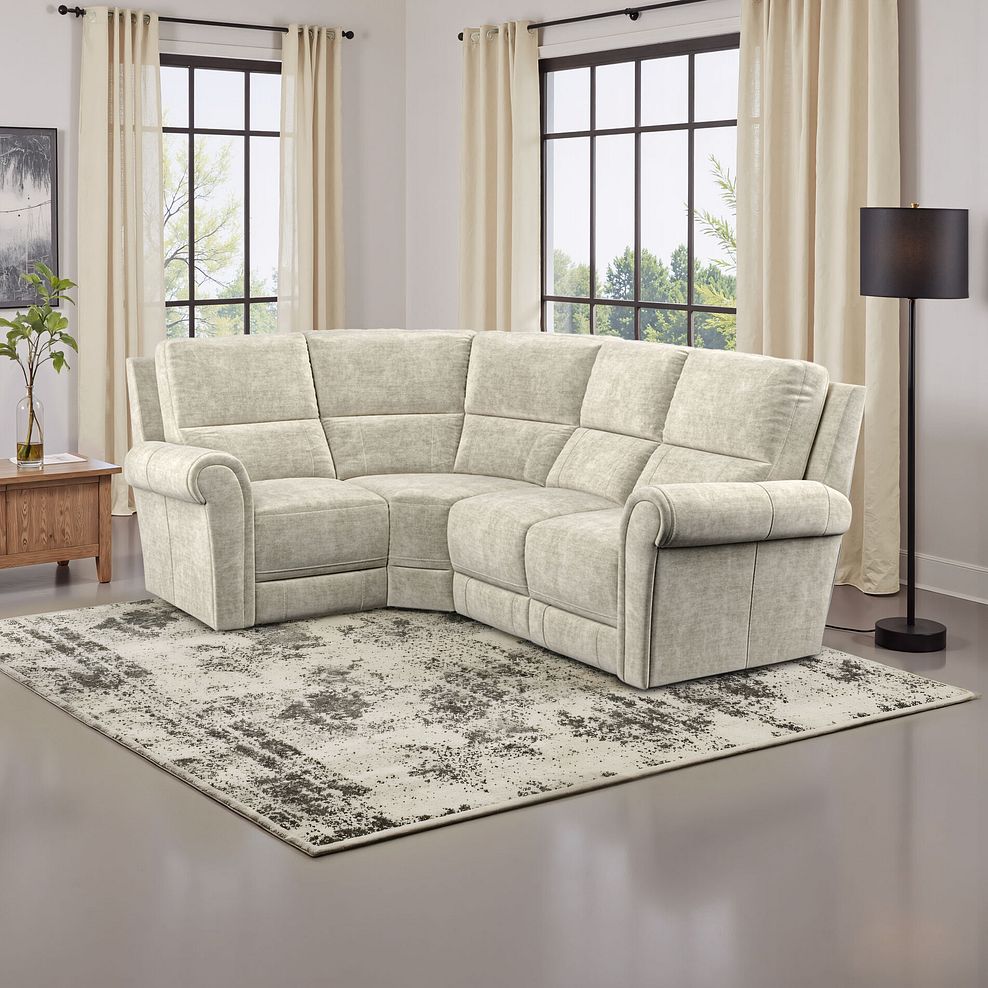 Colorado Right Hand Modular Group 2 in Plush Beige Fabric 1